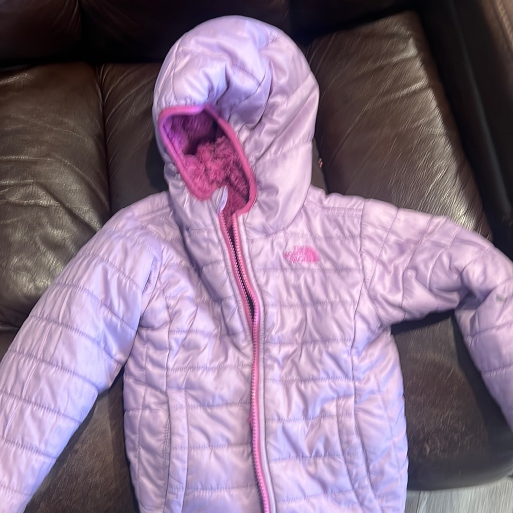 Reversible north face coat.